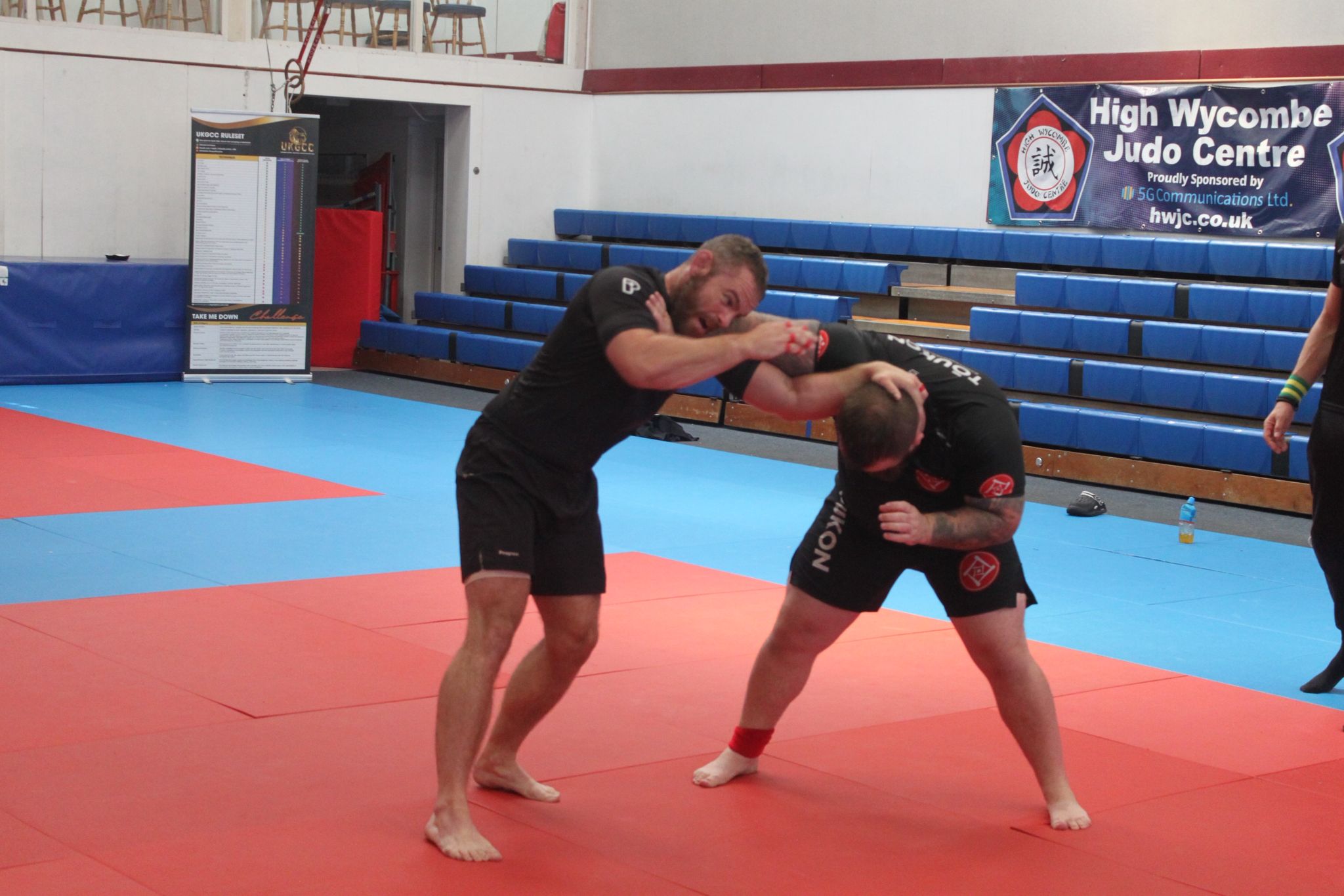 Wrestling and takedown training at RGA Buckingham